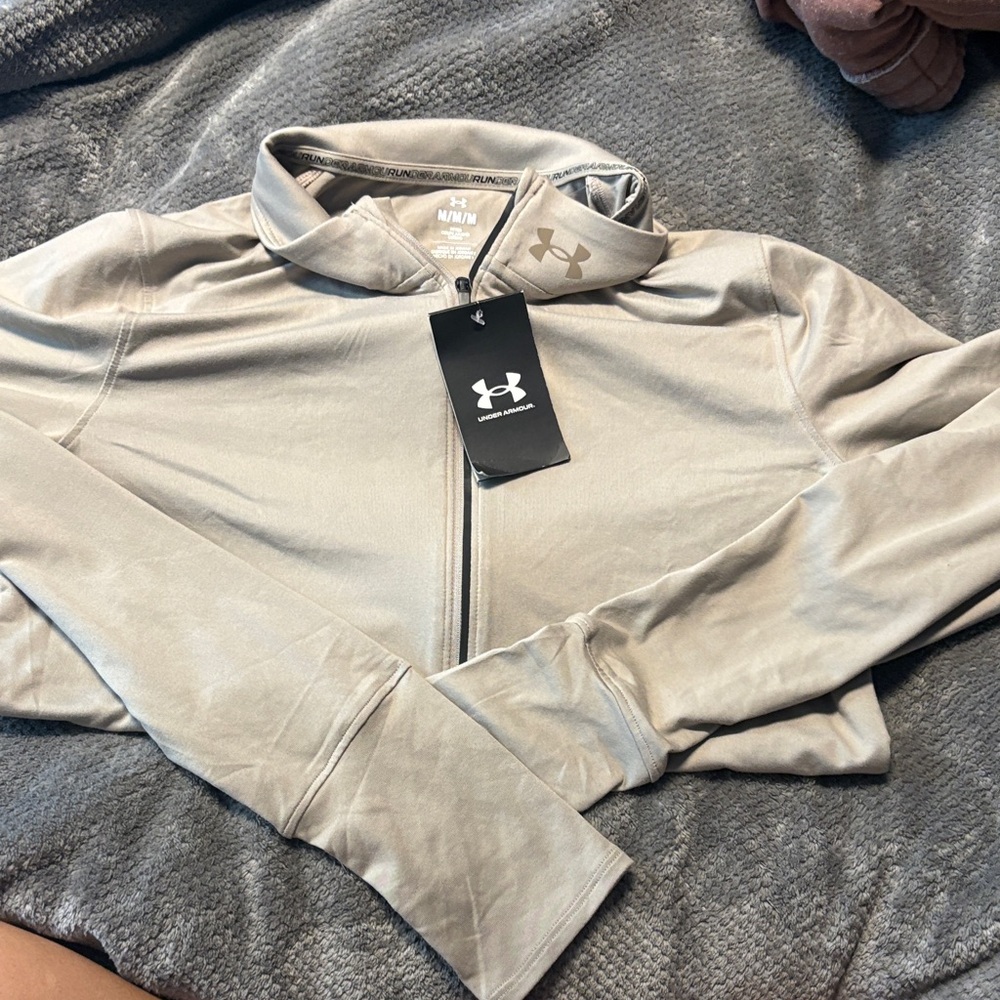 Under Armour Women's Light Gray Bomber Jacket